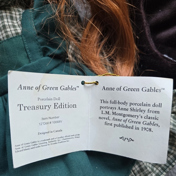 Anne of Green Gables Porcelain Doll Treasure Edition Canada Vintage Collectible - Picture 9 of 11